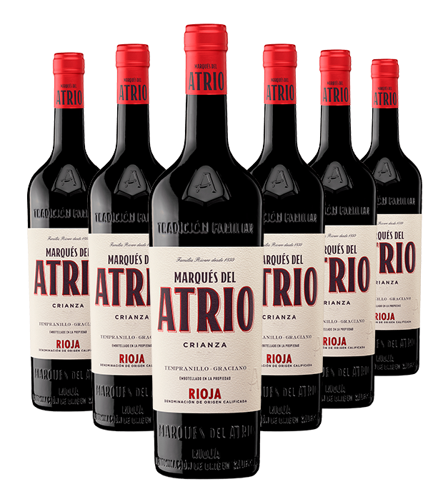 Marqués del Atrio Crianza - Caja de 6 botellas de 75cl