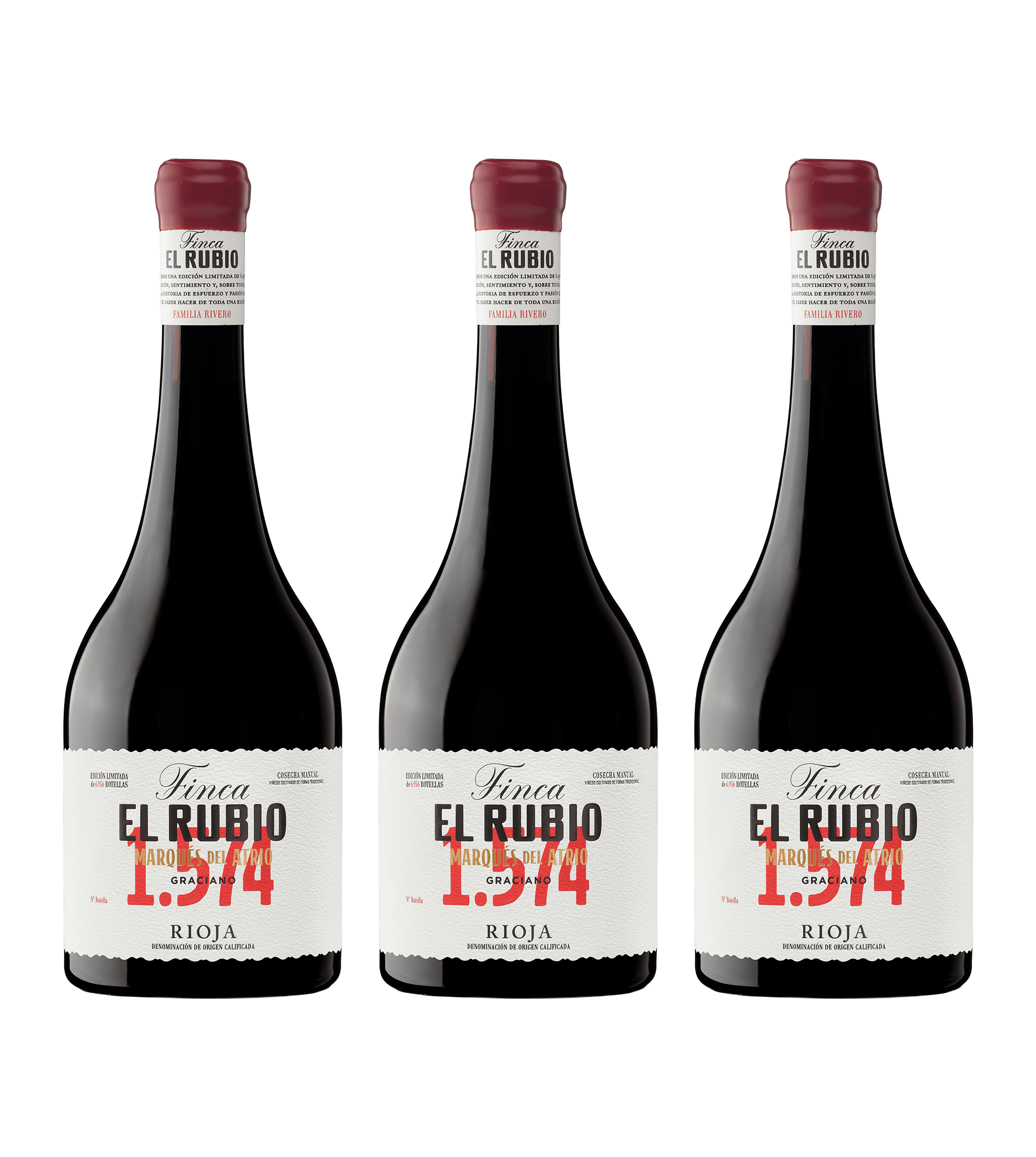 Marqués del Atrio Finca El Rubio - Estuche 3 botellas de 75cl