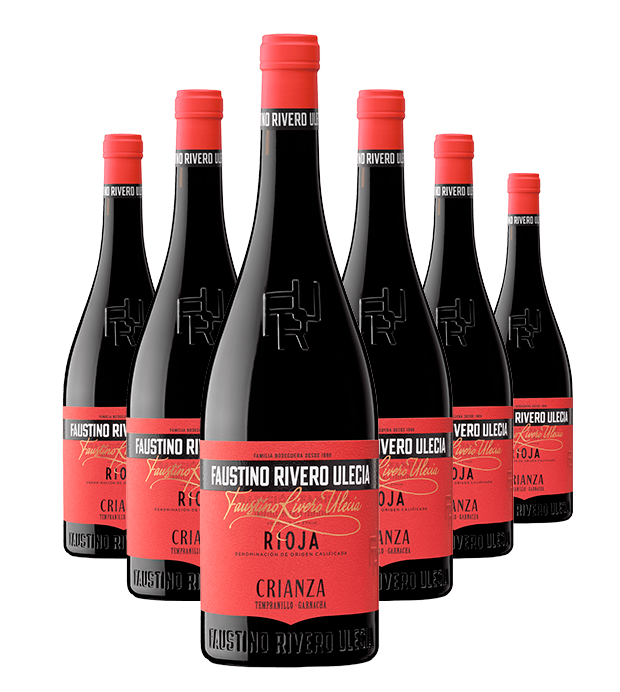 Faustino Rivero Ulecia Crianza - Box of 6 x 75cl bottles