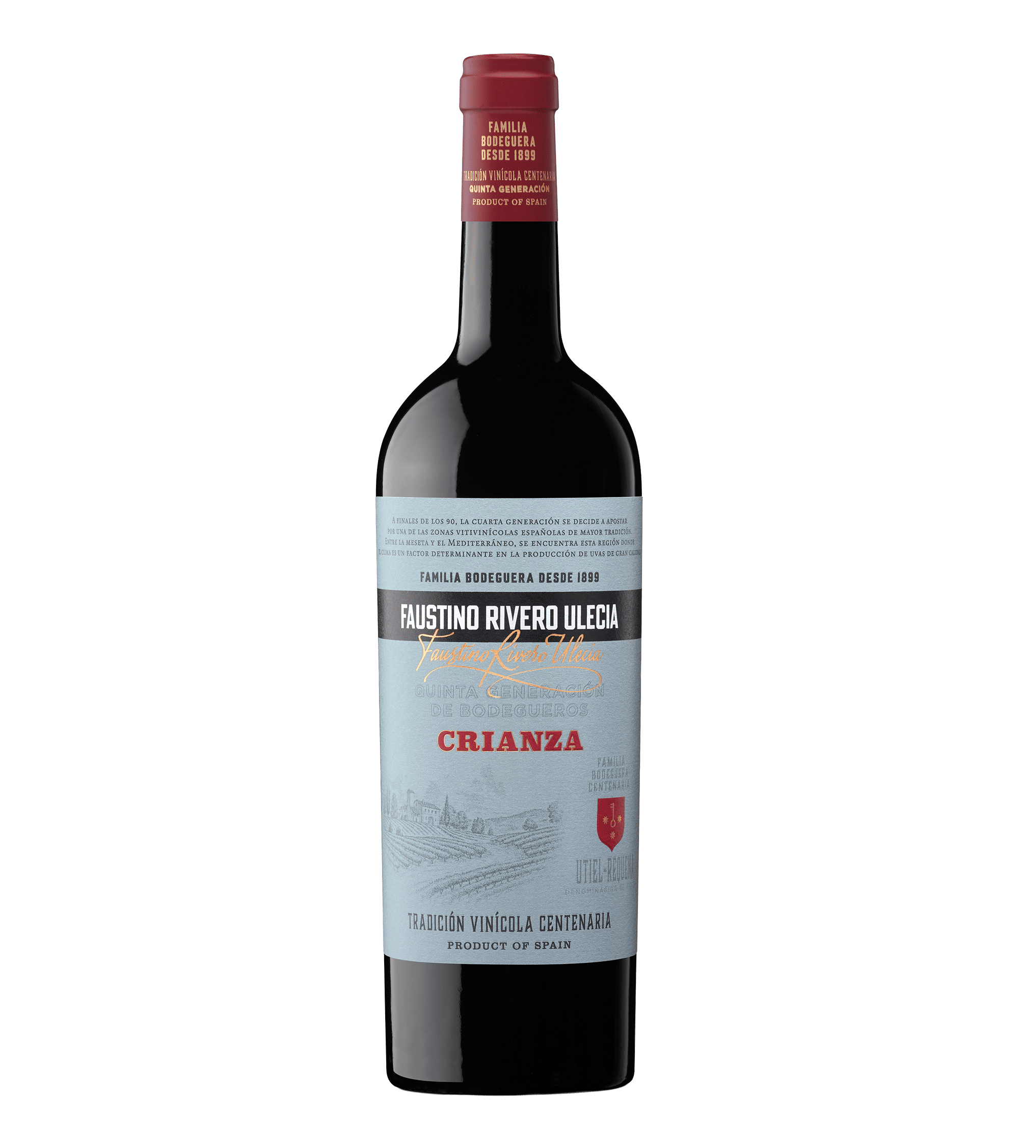 Faustino Rivero Ulecia Crianza DO Utiel Requena - Case of 6 x 75cl bottles