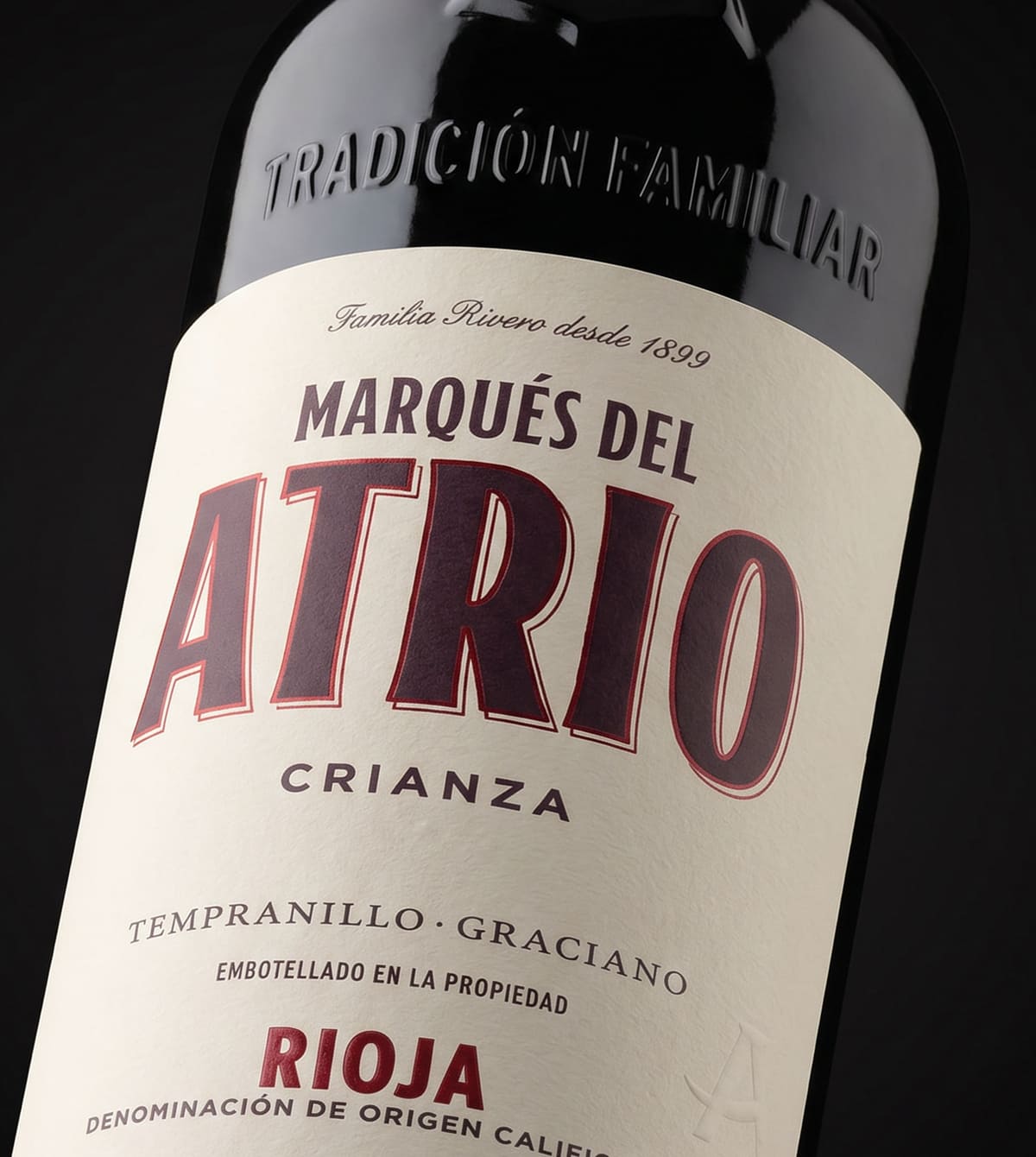 Marqués del Atrio Crianza - Estuche de cartón 3 botellas de 75cl